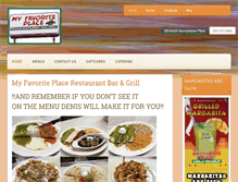 Tablet Screenshot of myfavoriteplacemexicanfood.com